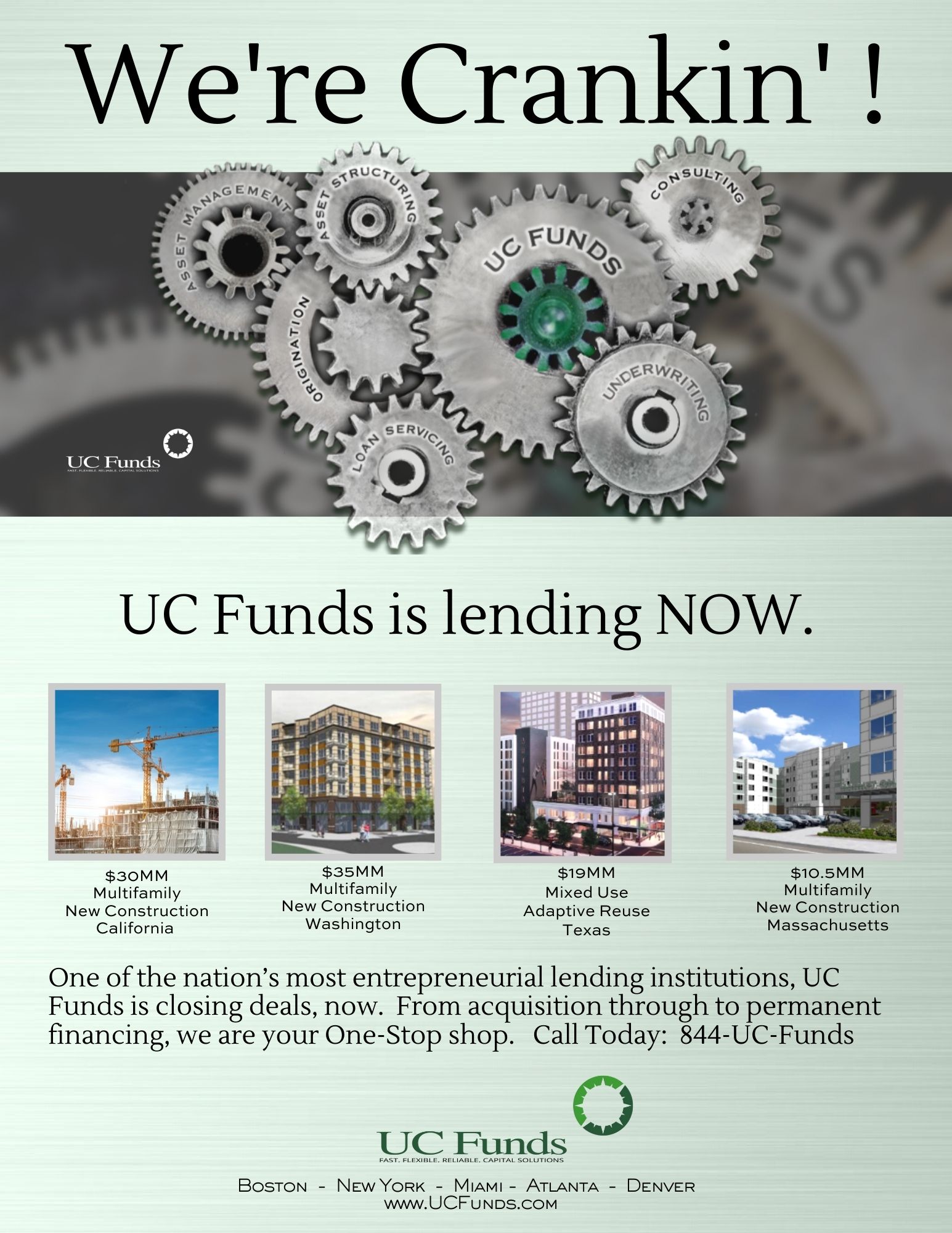UC Funds Commercial Real Estate lending